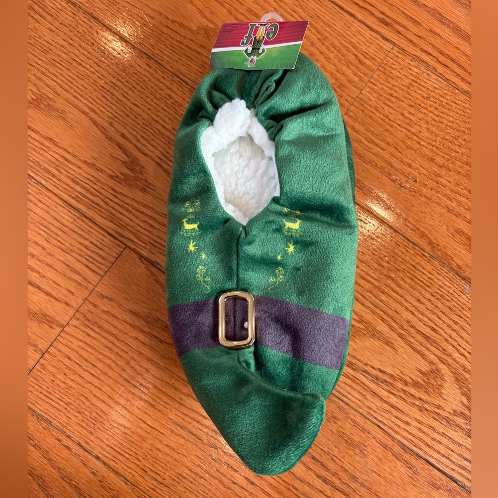 🎅 Elf Movie Holiday Slippers – Fuzzy Lined –NWT 🧦